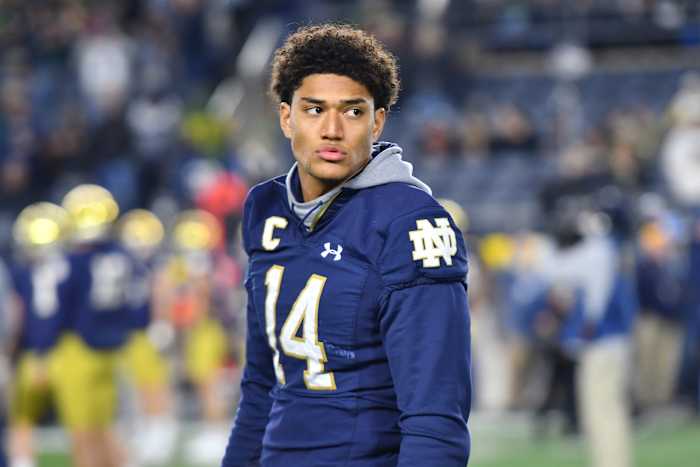 Notre Dame safety Kyle Hamilton